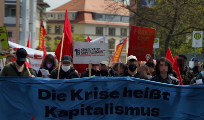 Eindrücke der 1.Mai Demo in Schwenningen