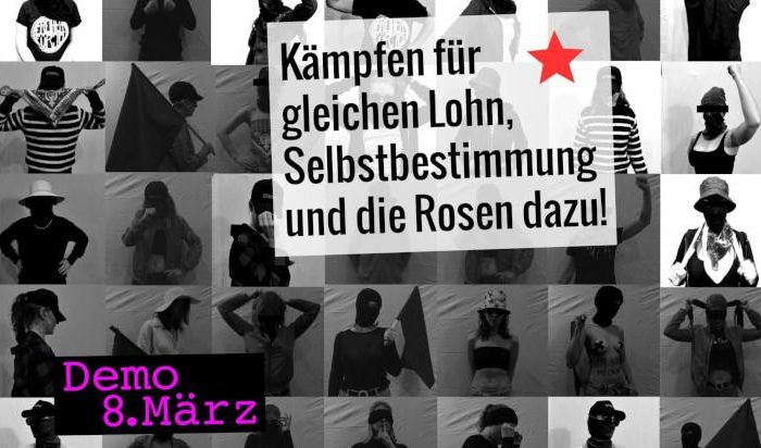Aufruf zur 8.März Demonstration in Schwenningen